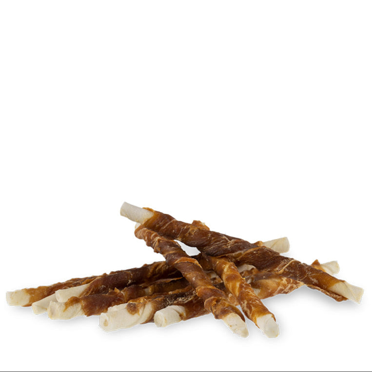 Gedraaide Sticks met Eend 12.5cm - 30 Stuks