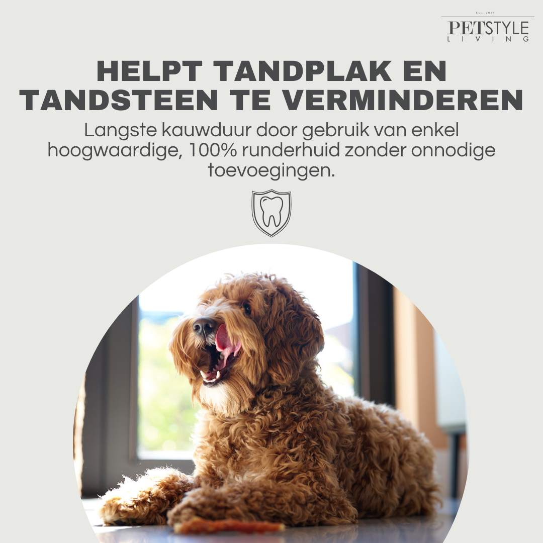 Meerkleurig Gedraaide Sticks met Kip 12.5cm - 30 Stuks
