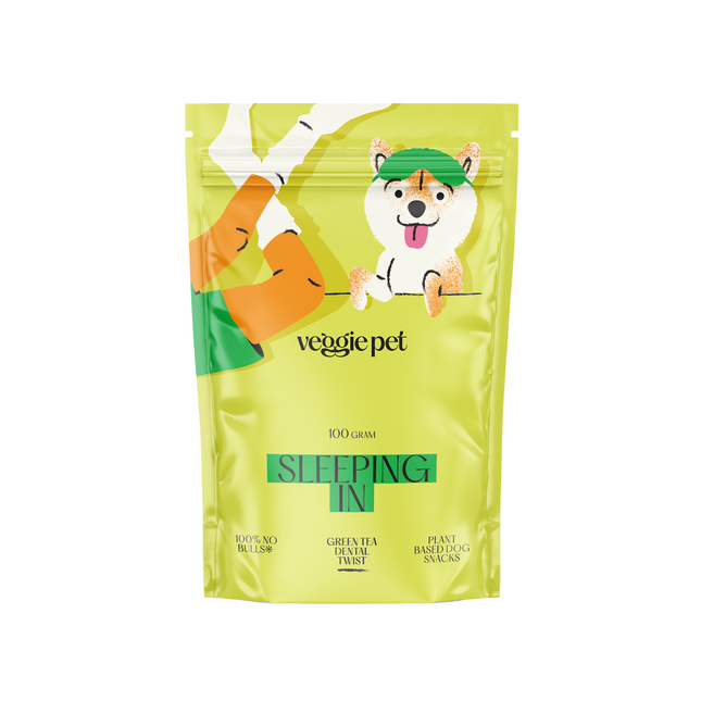 VeggiePet - Green tea dental twists - Dental stick voor honden