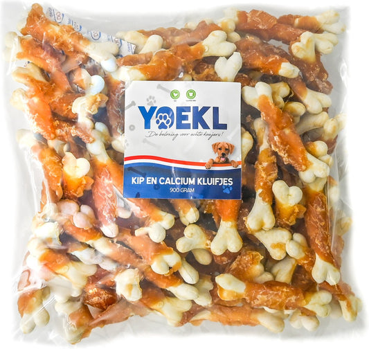 YOEKL Kip En Calcium Kluifjes 900 Gram