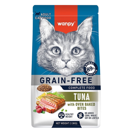 Wanpy - Kattenvoer Tonijn - 1.5 kg (Adult)