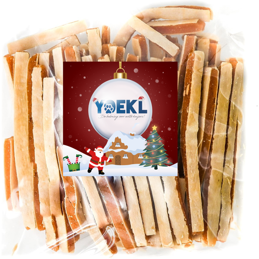 YOEKL - Kip en Vis Strips 400 Gram
