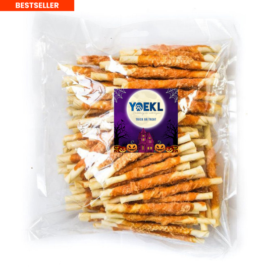 YOEKL Kauwstaafjes Met Kip 100 Stuks