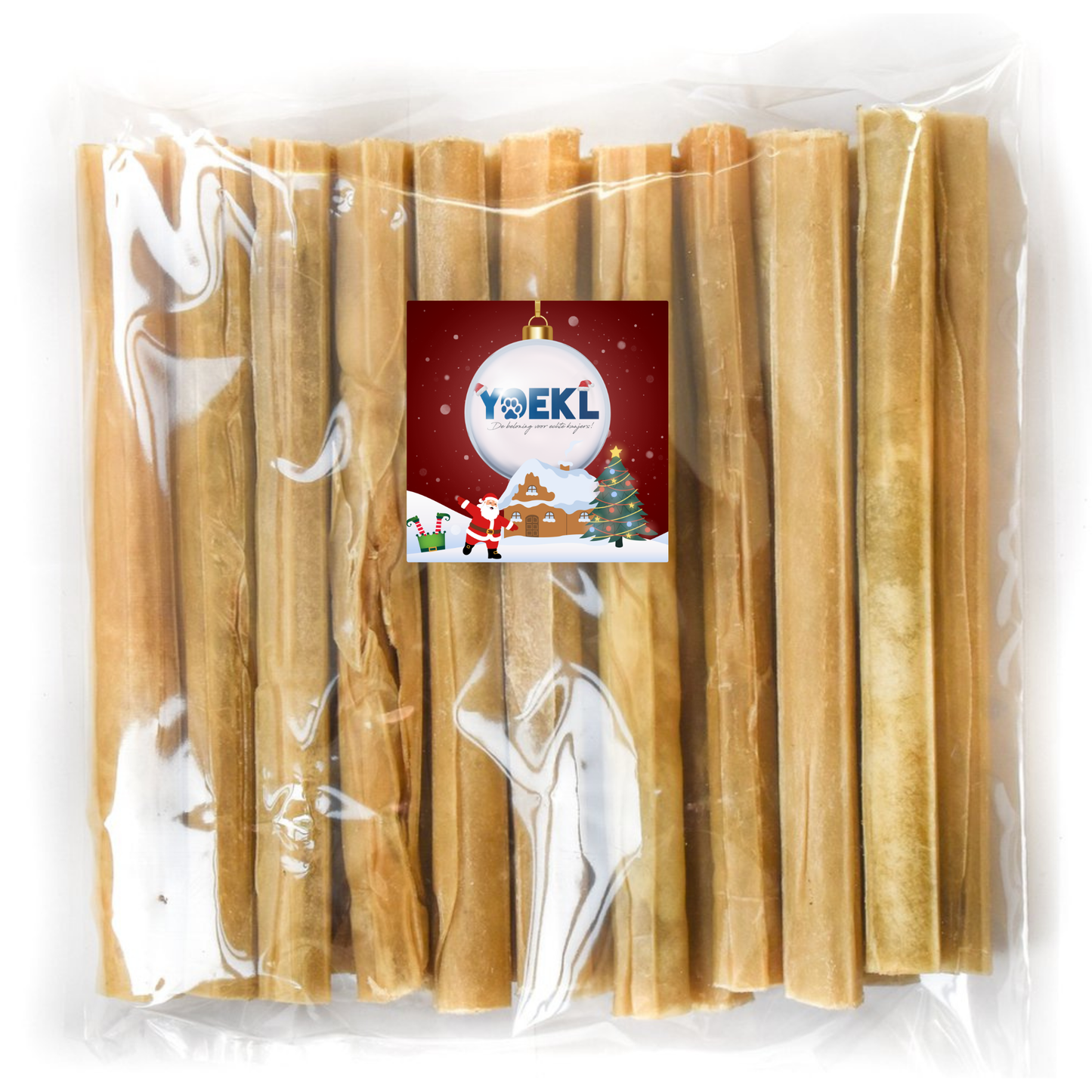 YOEKL - Geperste Kauwstaven 20cm 20 Stuks