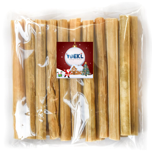 YOEKL - Geperste Kauwstaven 20cm 20 Stuks