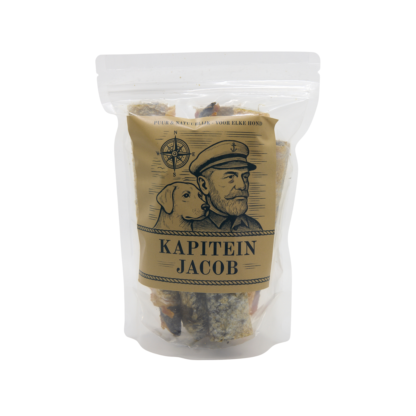 Kapitein Jacob - Gedroogde zalmhuiden met vlees - 300 gram