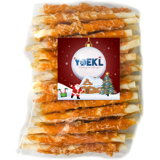 YOEKL - Kauwstaafjes Met Kip 30 Stuks