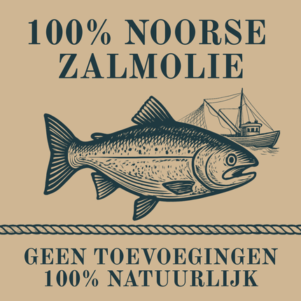 Kapitein Jacob - Zalmolie voor kat - 0,5 liter