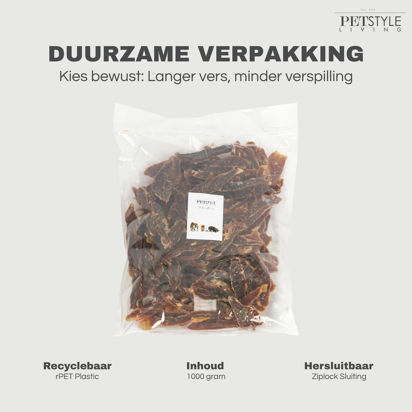 Petstyle Living - Eendfilets - 1KG