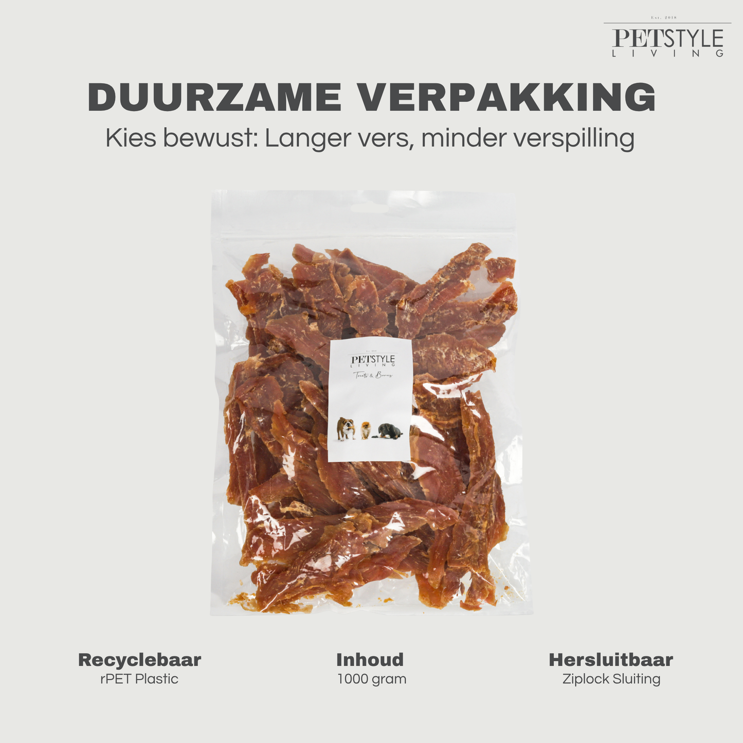 Petstyle Living - Kipfilets - 1KG