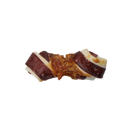 Petstyle Living - Geknoopte Botten met Kip & Rund Meerkleurig 11cm - 20 Stuks