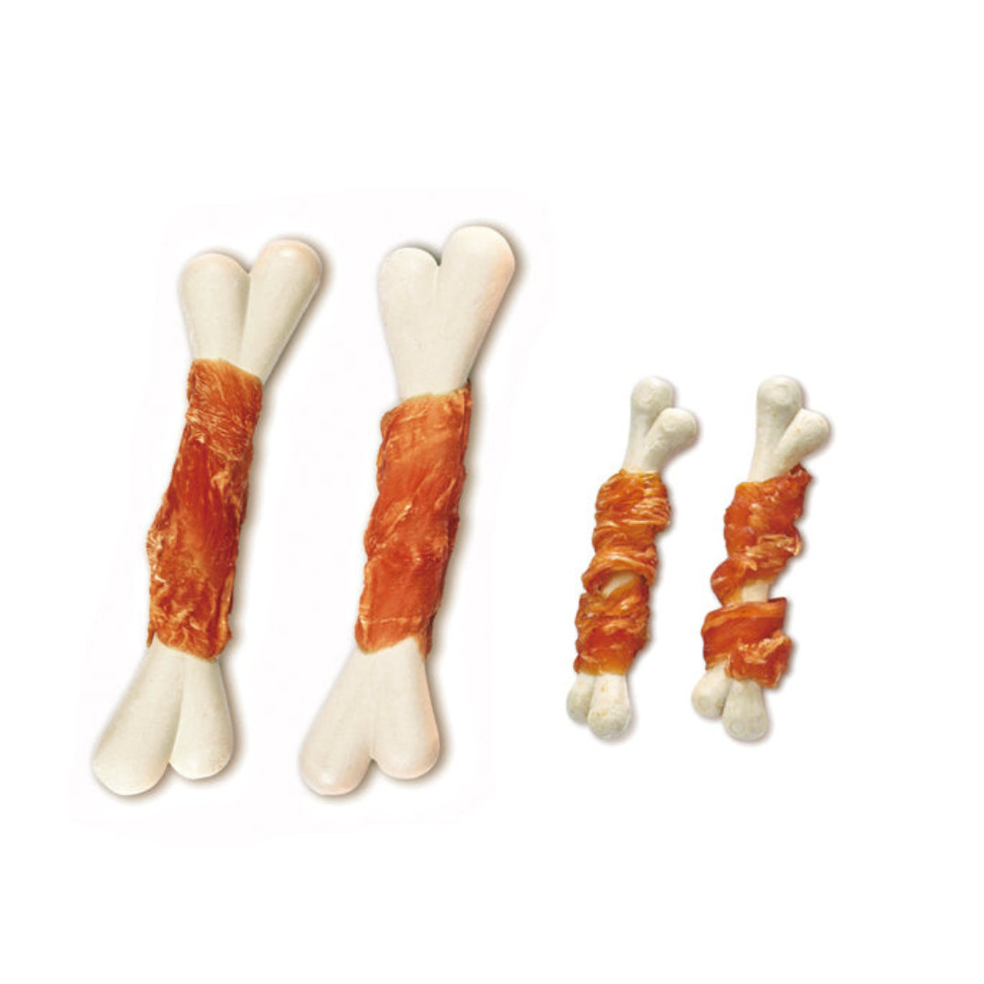 Wanpy – Hühnchen-Jerky und Calcium Bone Twists