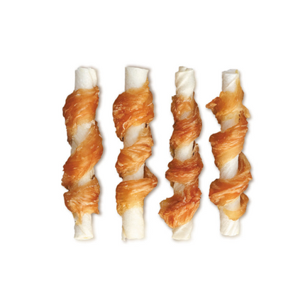 Wanpy - Chicken Jerky & Rawhide Twists