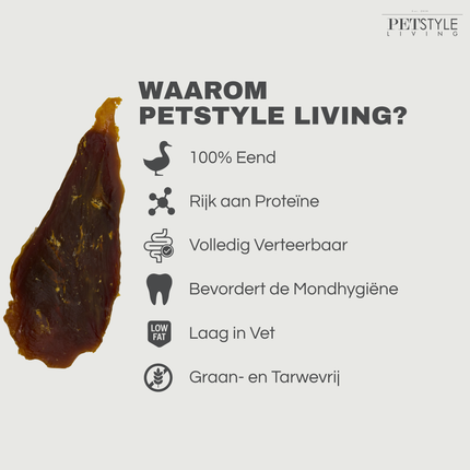 Petstyle Living - Eendfilets - 1KG