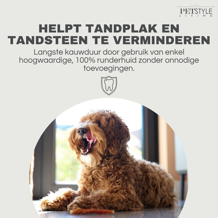 Petstyle Living - Gedraaide Sticks met Eend 12.5cm - 30 Stuks