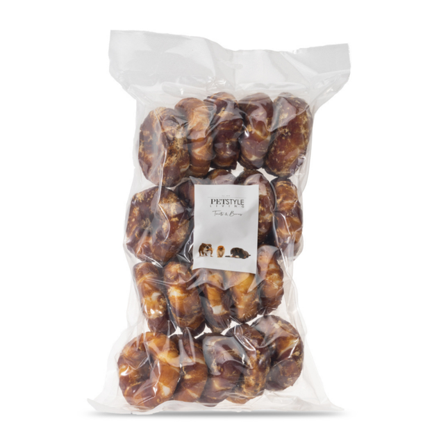 Petstyle Living - Gepofte Ringen met Eend 7,5cm - 20 Stuks