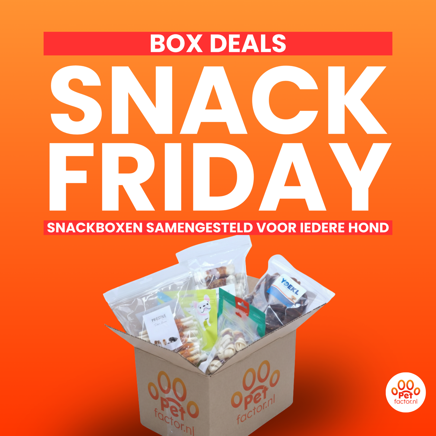 Petfactor Snackbox - Middelgrote Honden