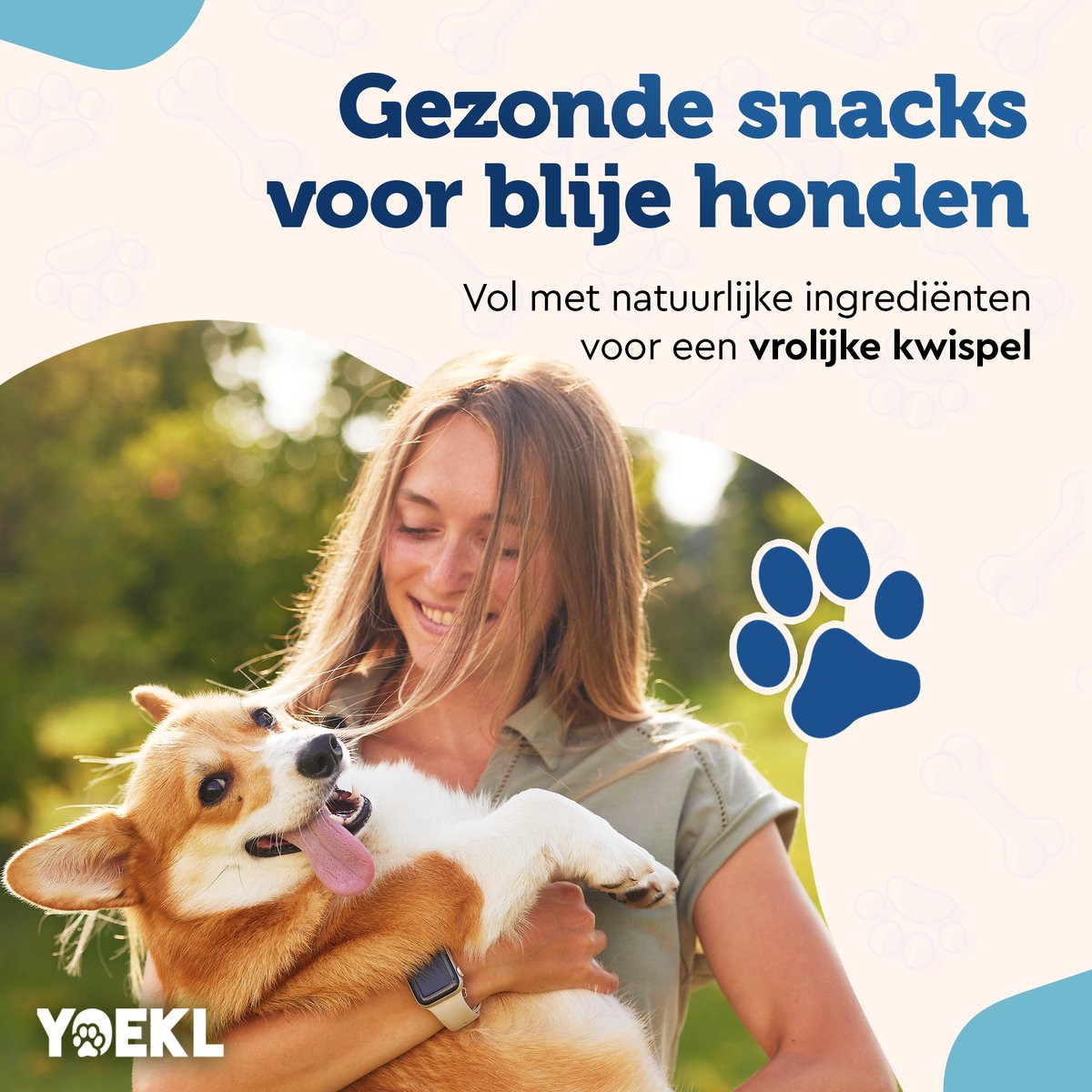 YOEKL - Kauwstaven met Kip 20cm 6 Stuks