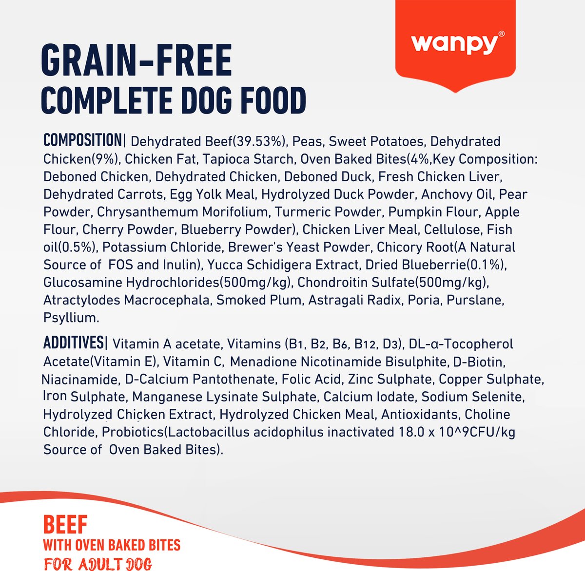 Wanpy - Hondenvoer Rund 12 kg (Adult)