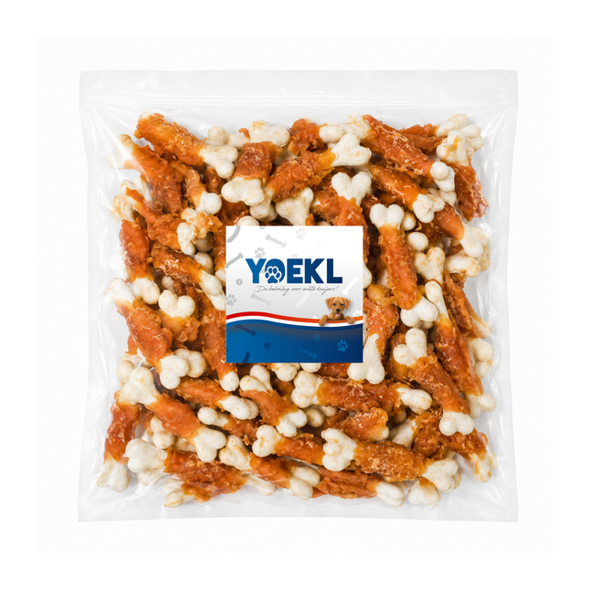 YOEKL - Kip en Calcium Kluifjes 900 Gram