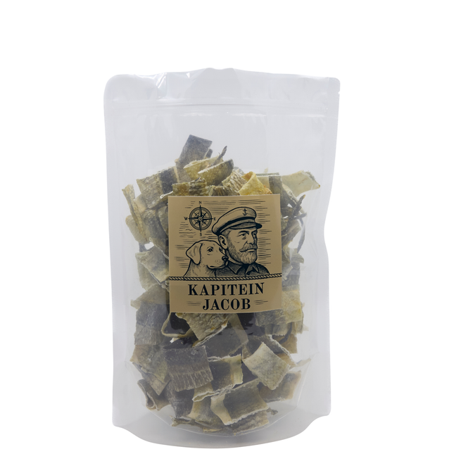 Kapitein Jacob - Kabeljauwhuid Bites - 300 gram