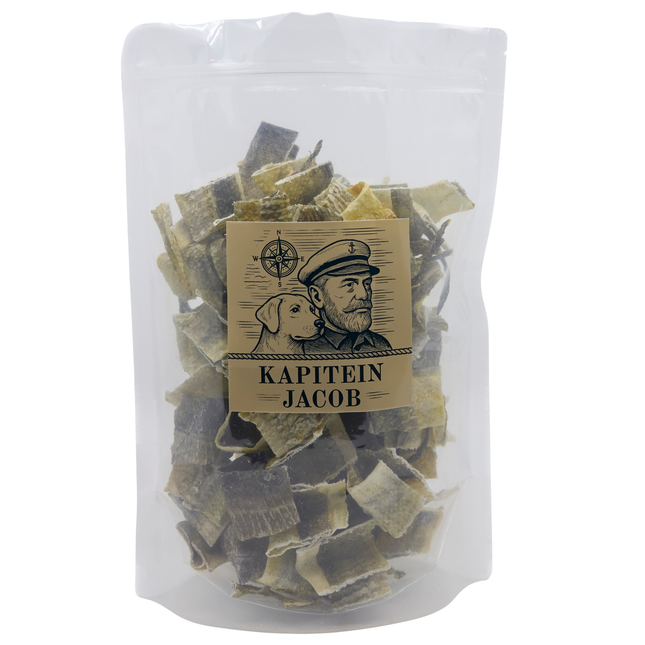 Kapitein Jacob - Kabeljauwhuid Bites - 750 gram
