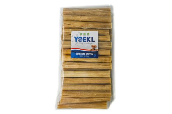 YOEKL - Geperste Kauwstaven 13cm 50 Stuks