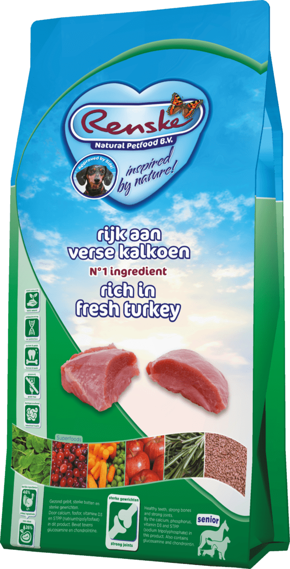 Renske Super Premium Senior Turkey Grain Free g kg kg