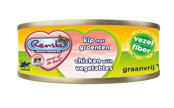 Renske g kat kip met groenten vezel productfoto
