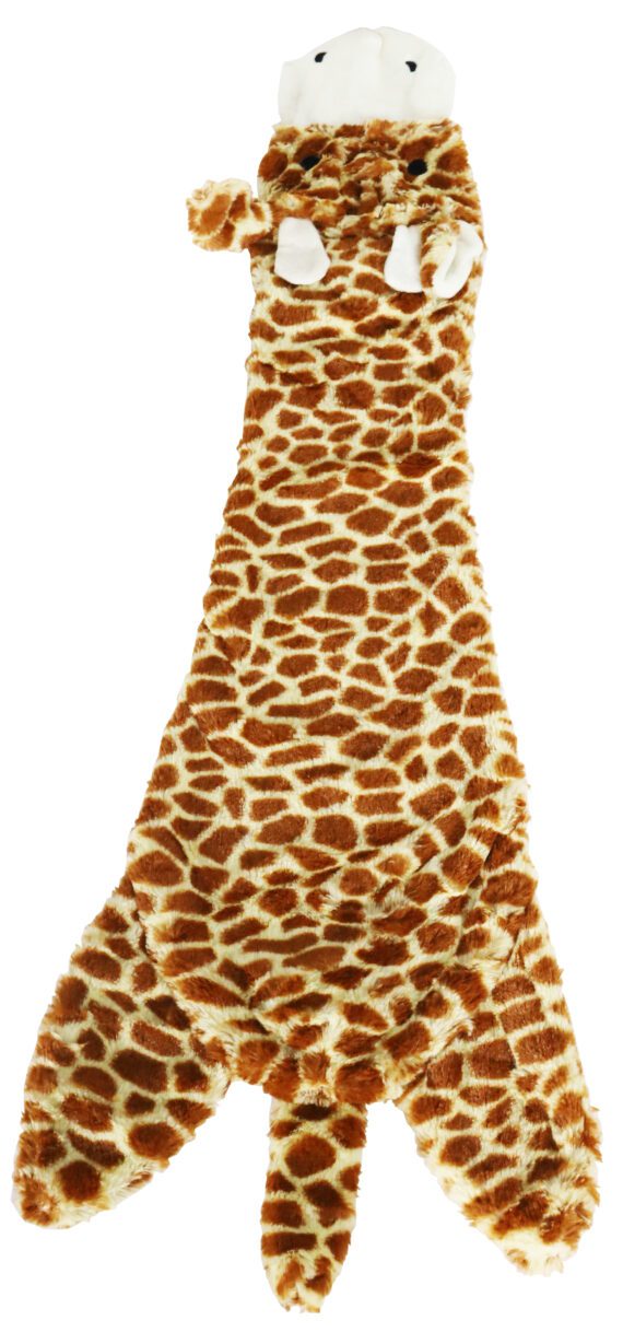 Boon Hond Speelgoed Giraffe Plat Met piep XXL 85cm